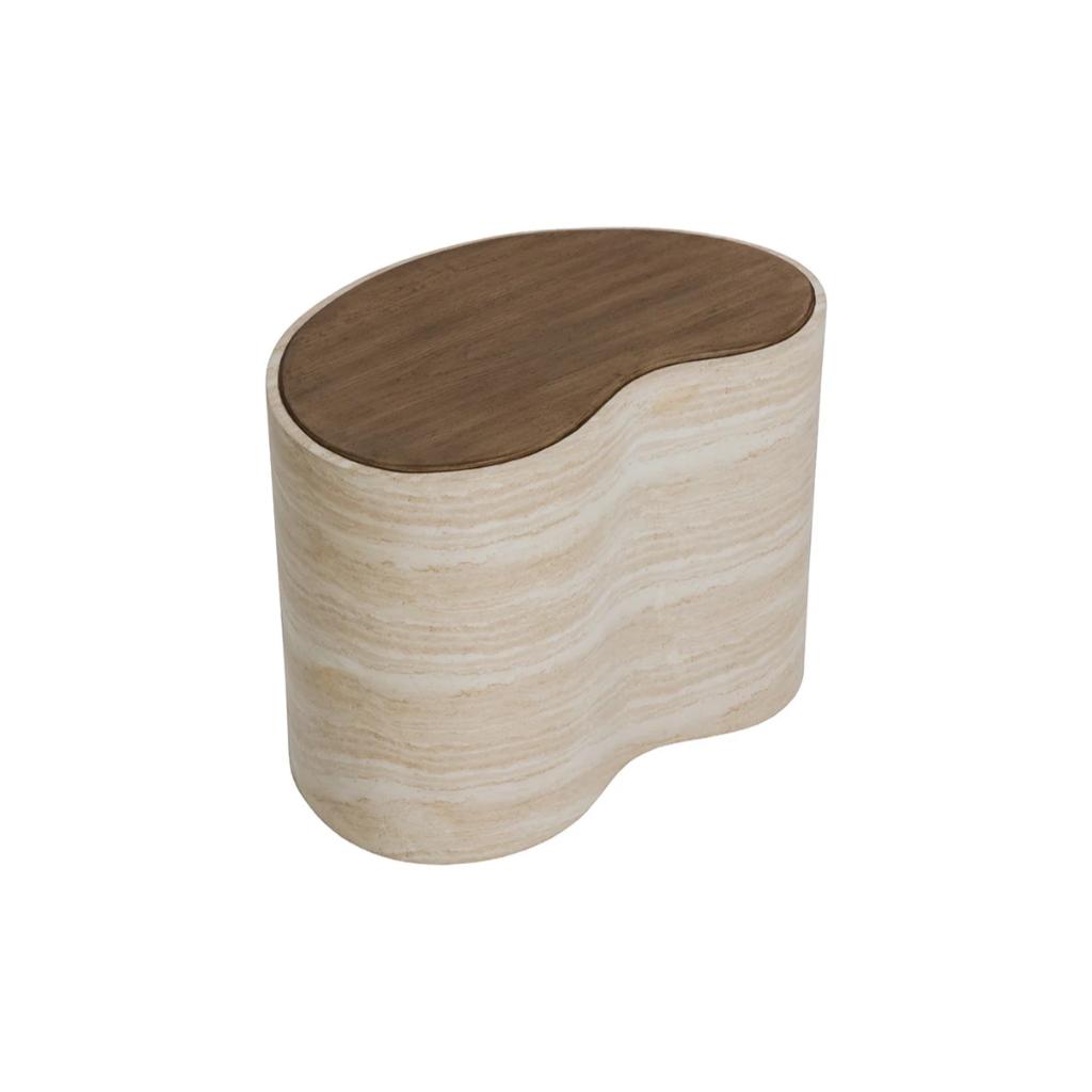 SUNPAN Ishiko Concrete Brown Outdoor Coffee Table