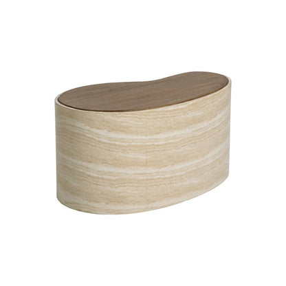 SUNPAN Ishiko Concrete Brown Outdoor Coffee Table