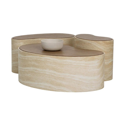 SUNPAN Ishiko Concrete Brown Outdoor Coffee Table