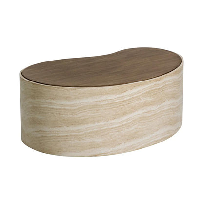 SUNPAN Ishiko Concrete Brown Outdoor Coffee Table