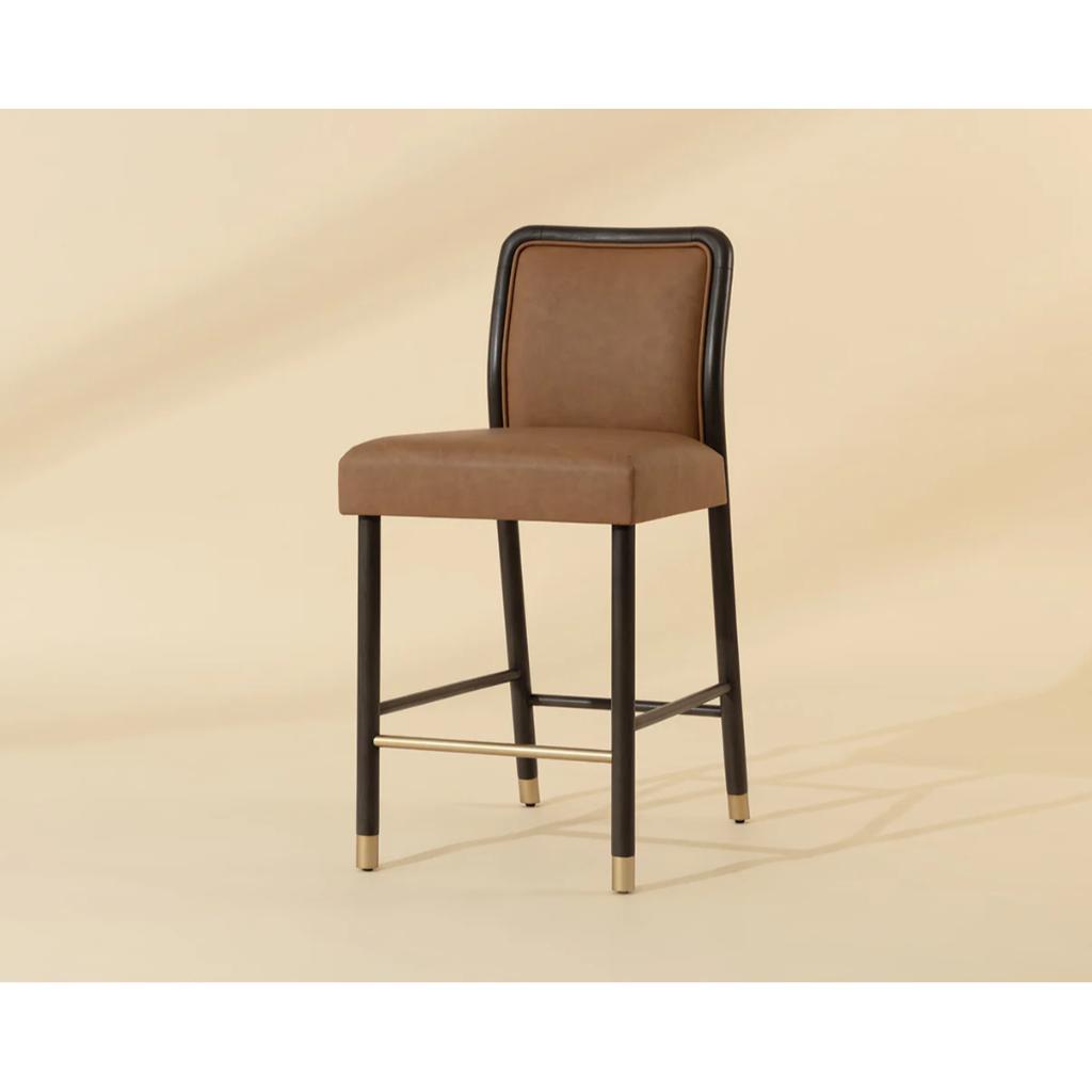 SUNPAN Jeno Faux Leather Counter Stool