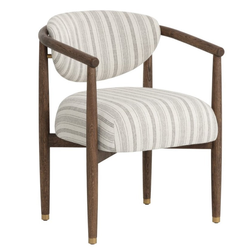SUNPAN Sigrid Fabric Dining Armchair
