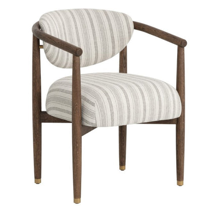 SUNPAN Sigrid Fabric Dining Armchair