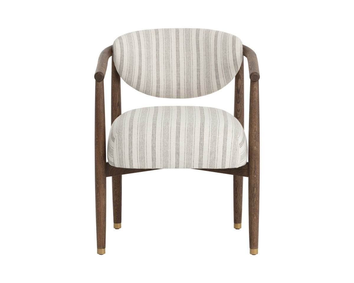 SUNPAN Sigrid Fabric Dining Armchair