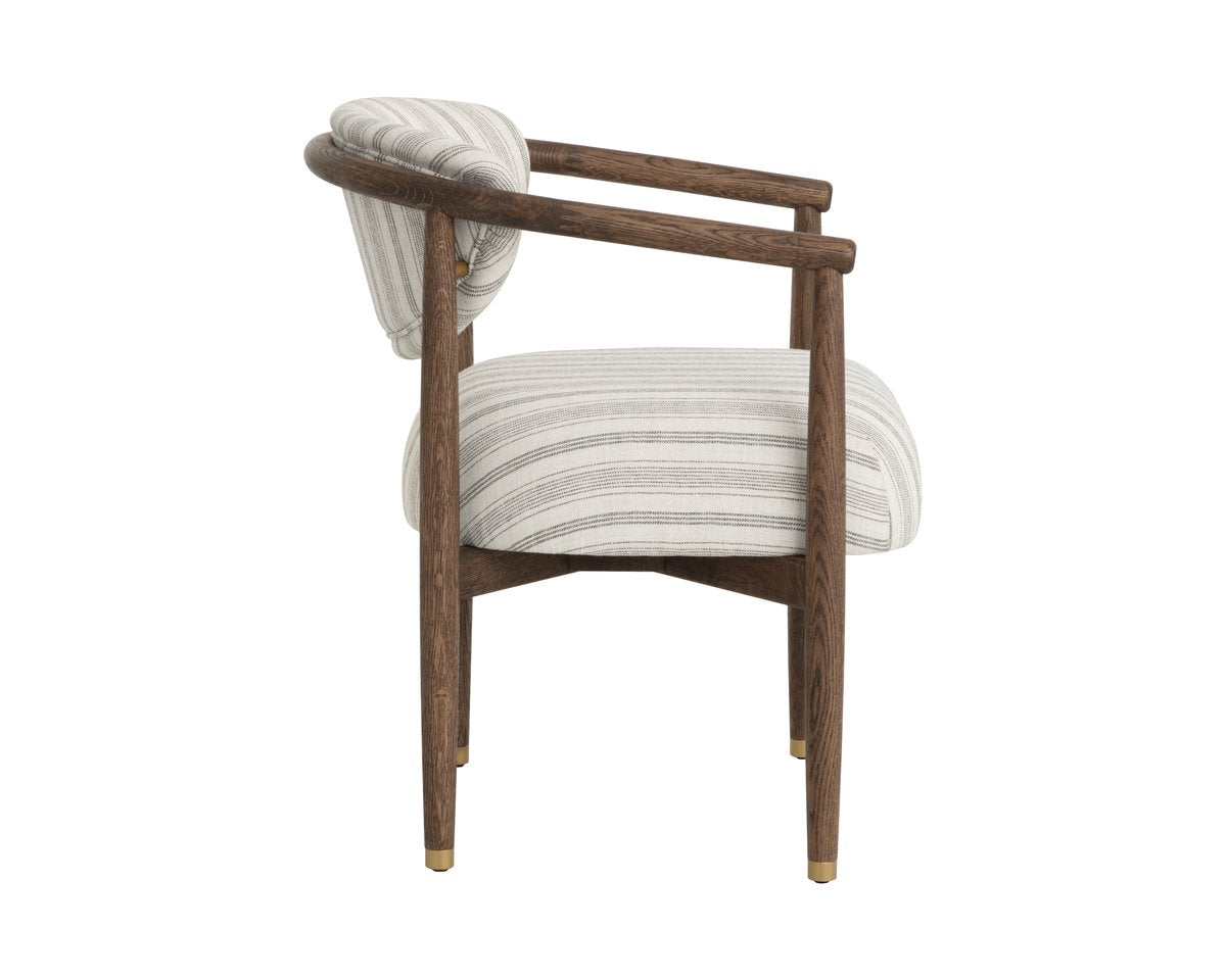 SUNPAN Sigrid Fabric Dining Armchair