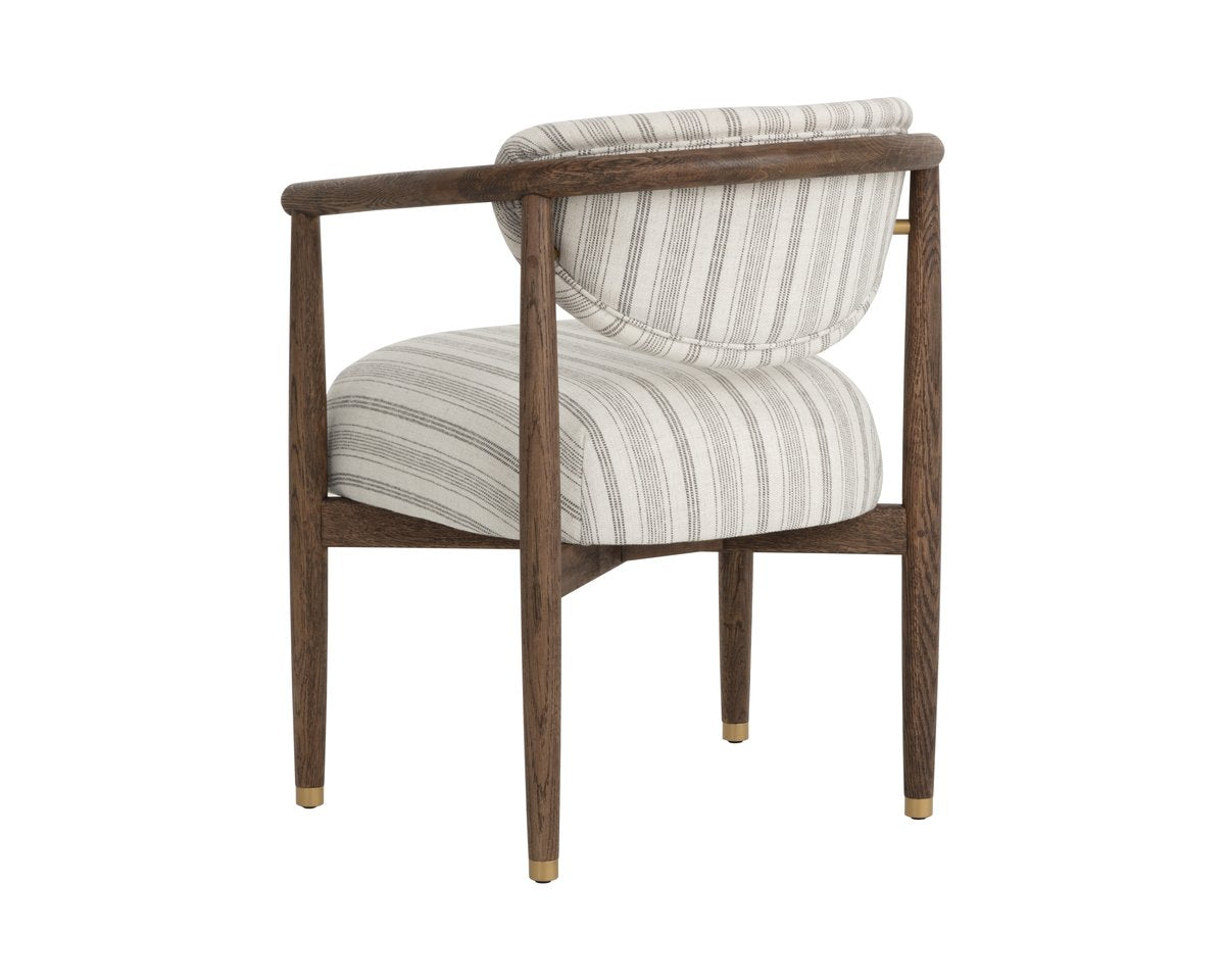 SUNPAN Sigrid Fabric Dining Armchair