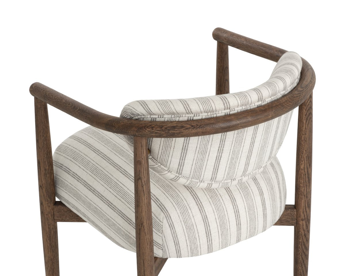 SUNPAN Sigrid Fabric Dining Armchair