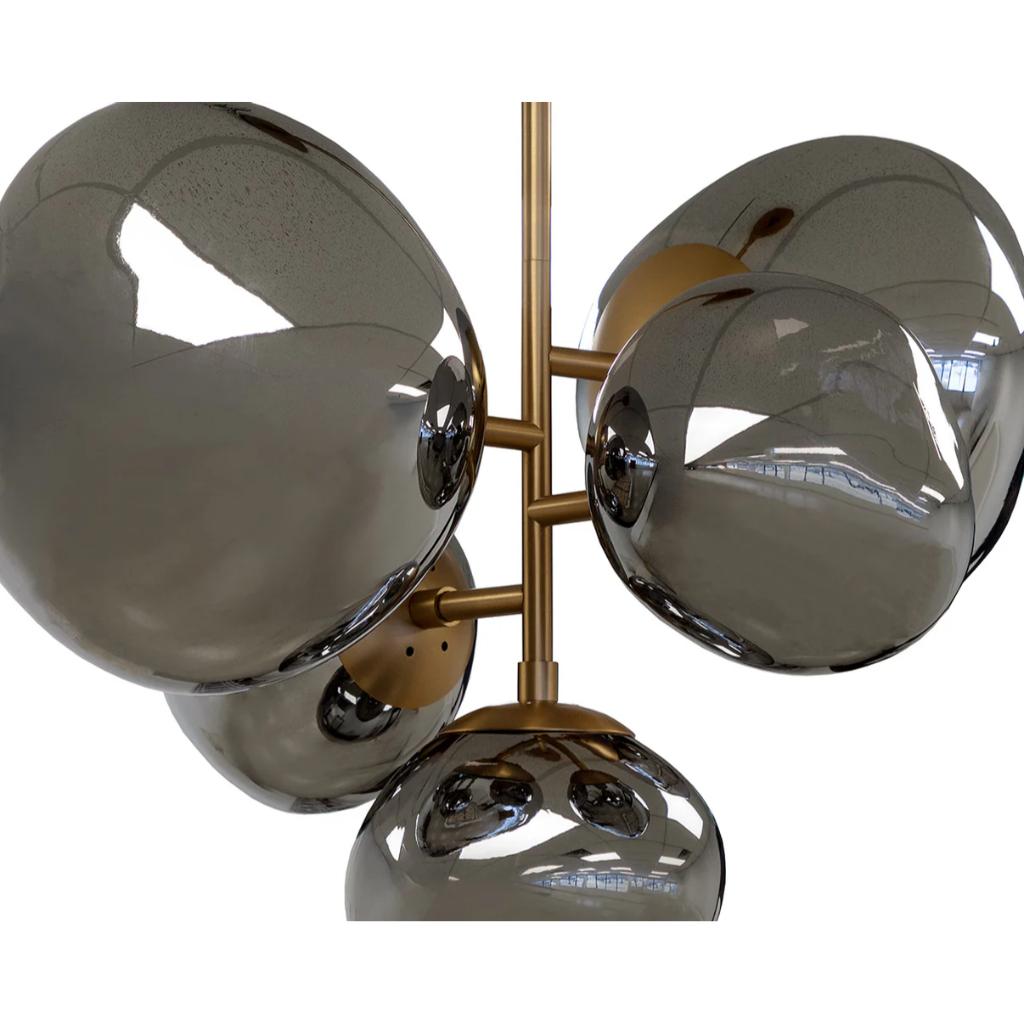 SUNPAN Dionis Grey Glass Pendant