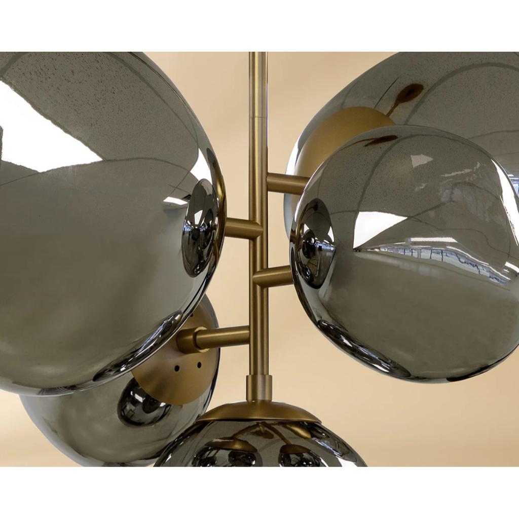 SUNPAN Dionis Grey Glass Pendant