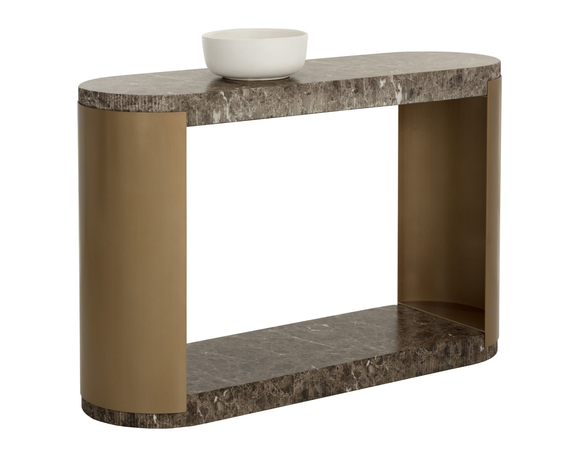 SUNPAN Cavette Concrete Top Outdoot Console Table