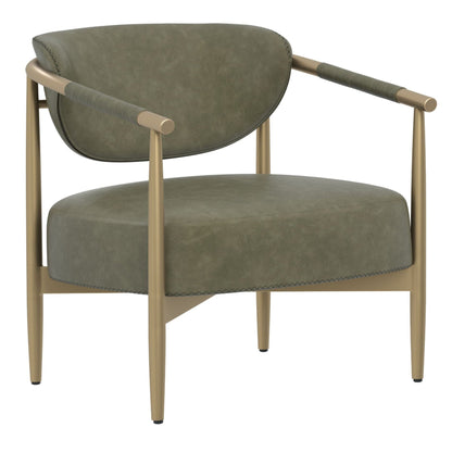 SUNPAN Heloise Leather Lounge Chair