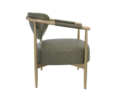 SUNPAN Heloise Leather Lounge Chair
