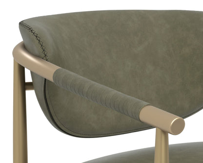 SUNPAN Heloise Leather Lounge Chair