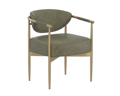 SUNPAN Heloise Leather Dining Armchair