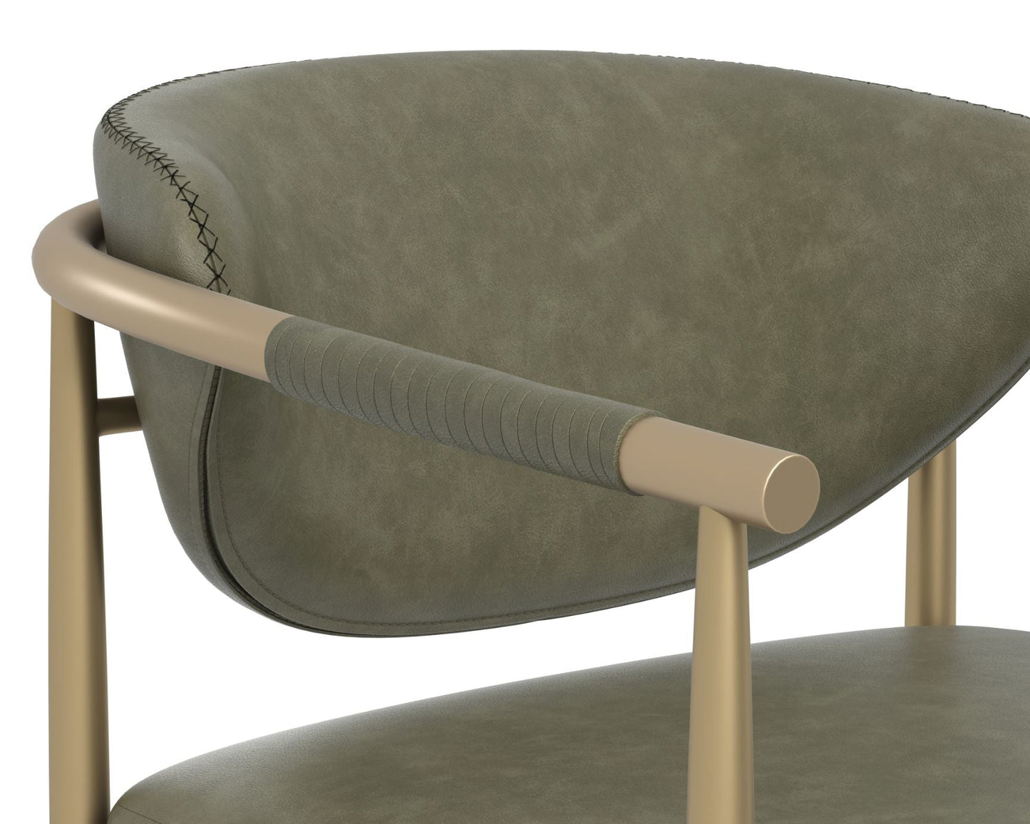 SUNPAN Heloise Leather Dining Armchair