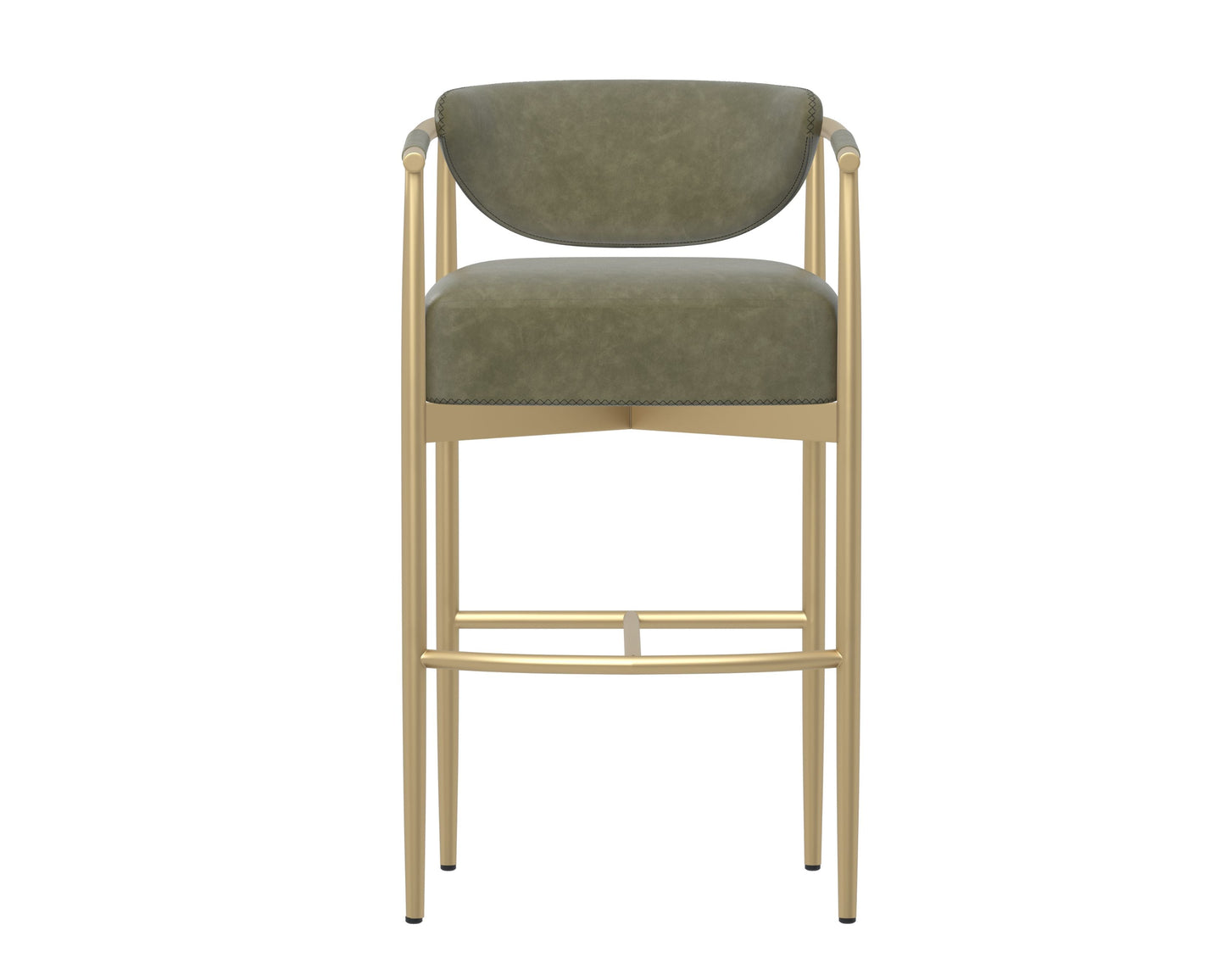 SUNPAN Heloise Faux Leather Barstool
