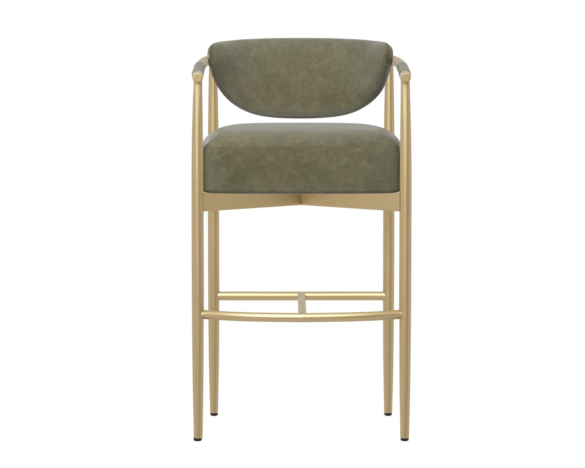 SUNPAN Heloise Faux Leather Barstool