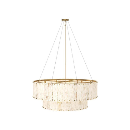 SUNPAN Apsara Natural Spanish Alabaster Chandelier