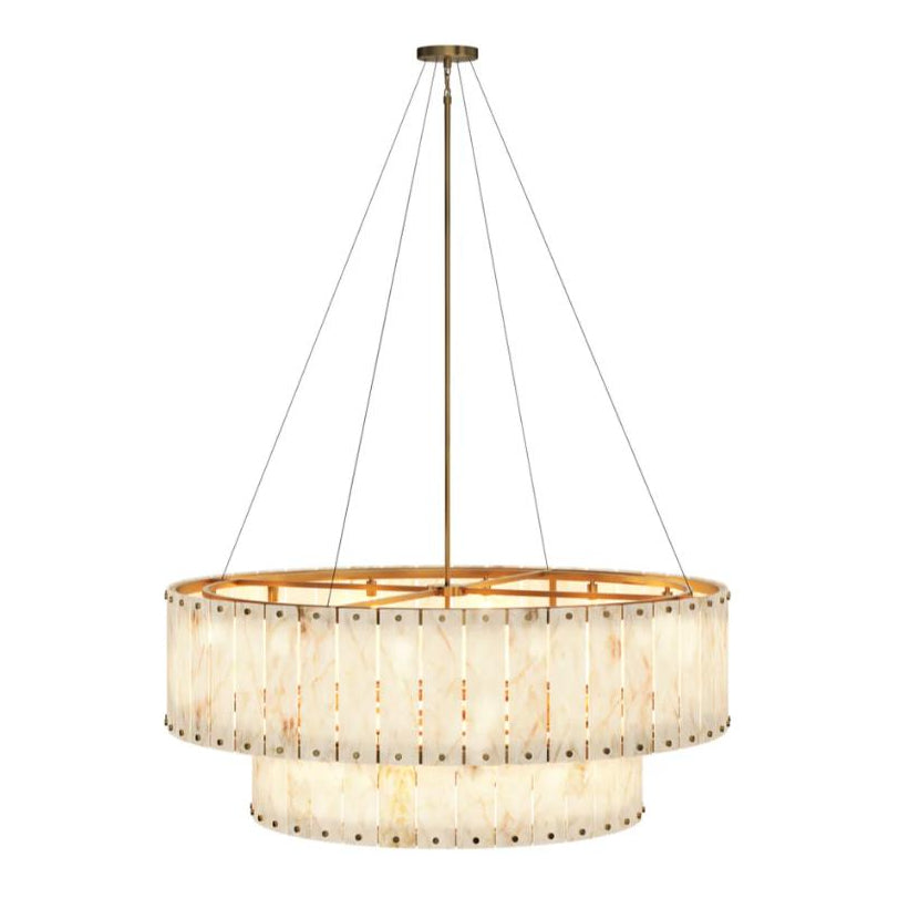 SUNPAN Apsara Natural Spanish Alabaster Chandelier