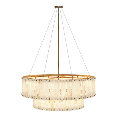SUNPAN Apsara Natural Spanish Alabaster Chandelier