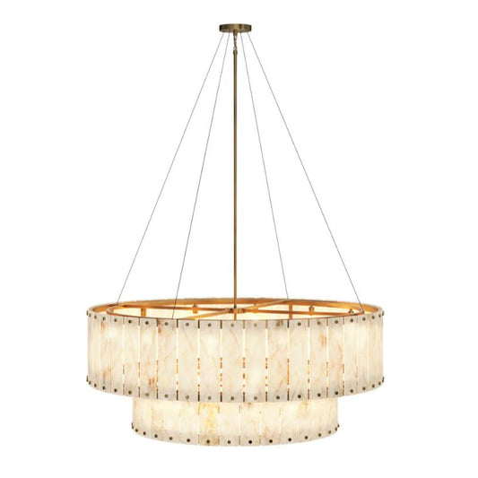 SUNPAN Apsara Natural Spanish Alabaster Chandelier