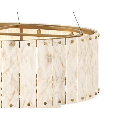 SUNPAN Apsara Natural Spanish Alabaster Chandelier