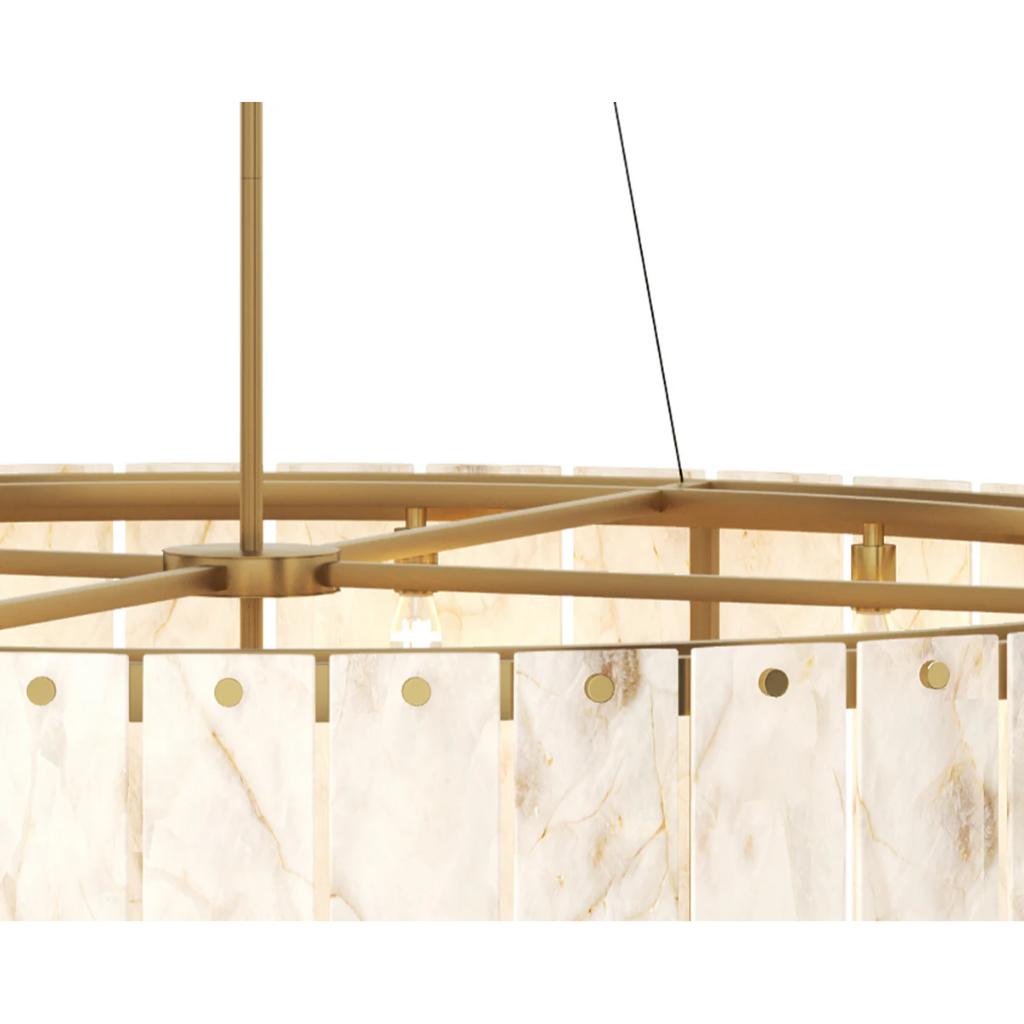 SUNPAN Apsara Natural Spanish Alabaster Chandelier