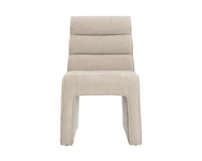 SUNPAN Stuart Tufted Channel Fabric Dining Chair