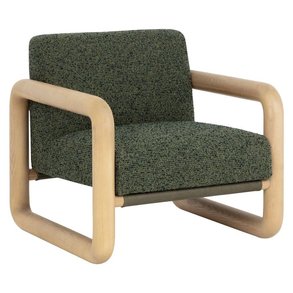 SUNPAN Nubo Green Fabric Lounge Chair
