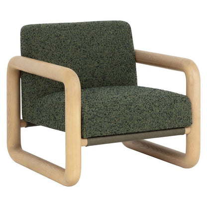 SUNPAN Nubo Green Fabric Lounge Chair