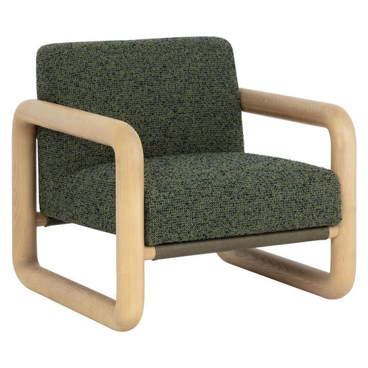 SUNPAN Nubo Green Fabric Lounge Chair