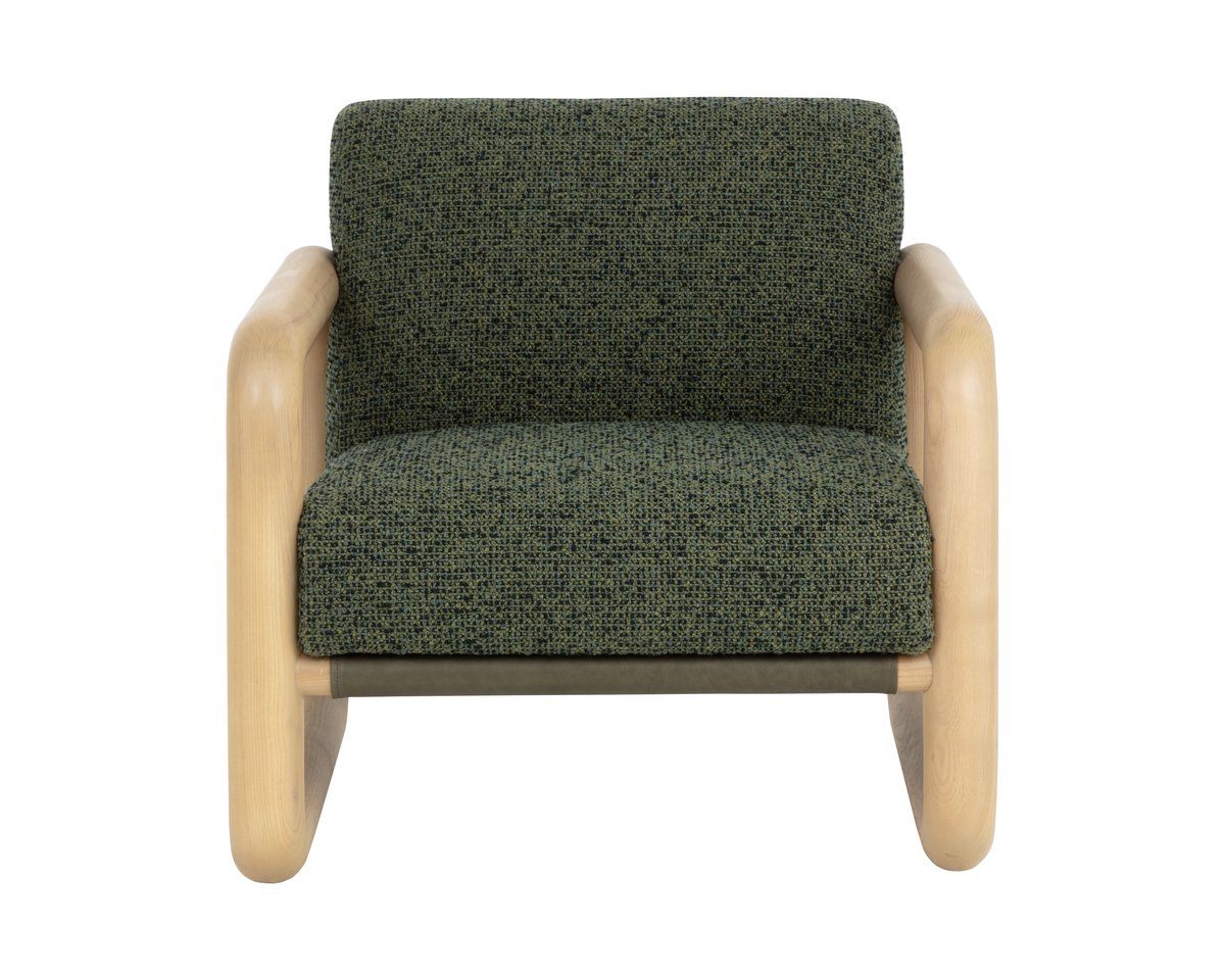 SUNPAN Nubo Green Fabric Lounge Chair