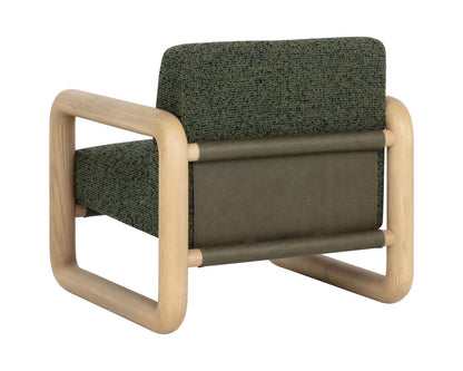 SUNPAN Nubo Green Fabric Lounge Chair