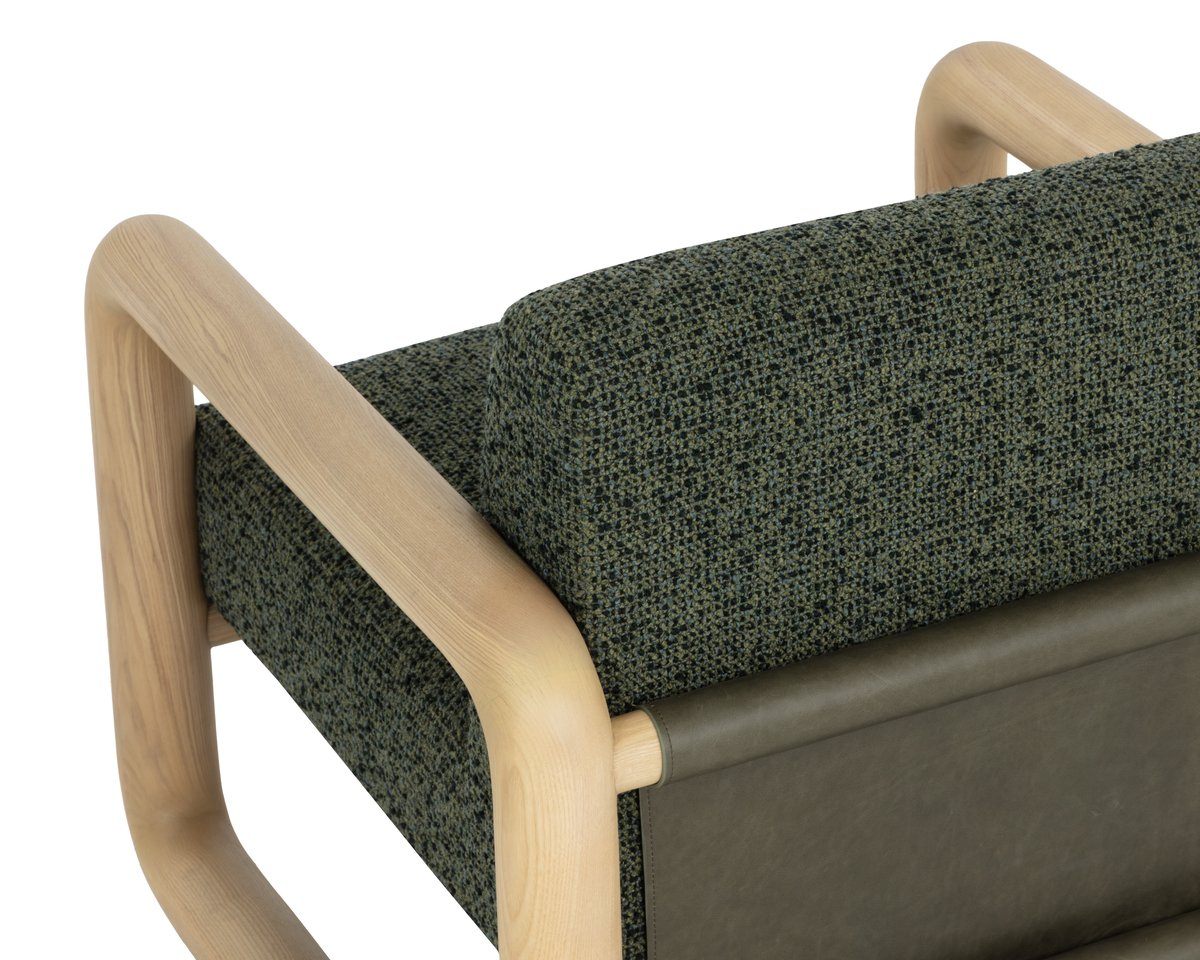SUNPAN Nubo Green Fabric Lounge Chair