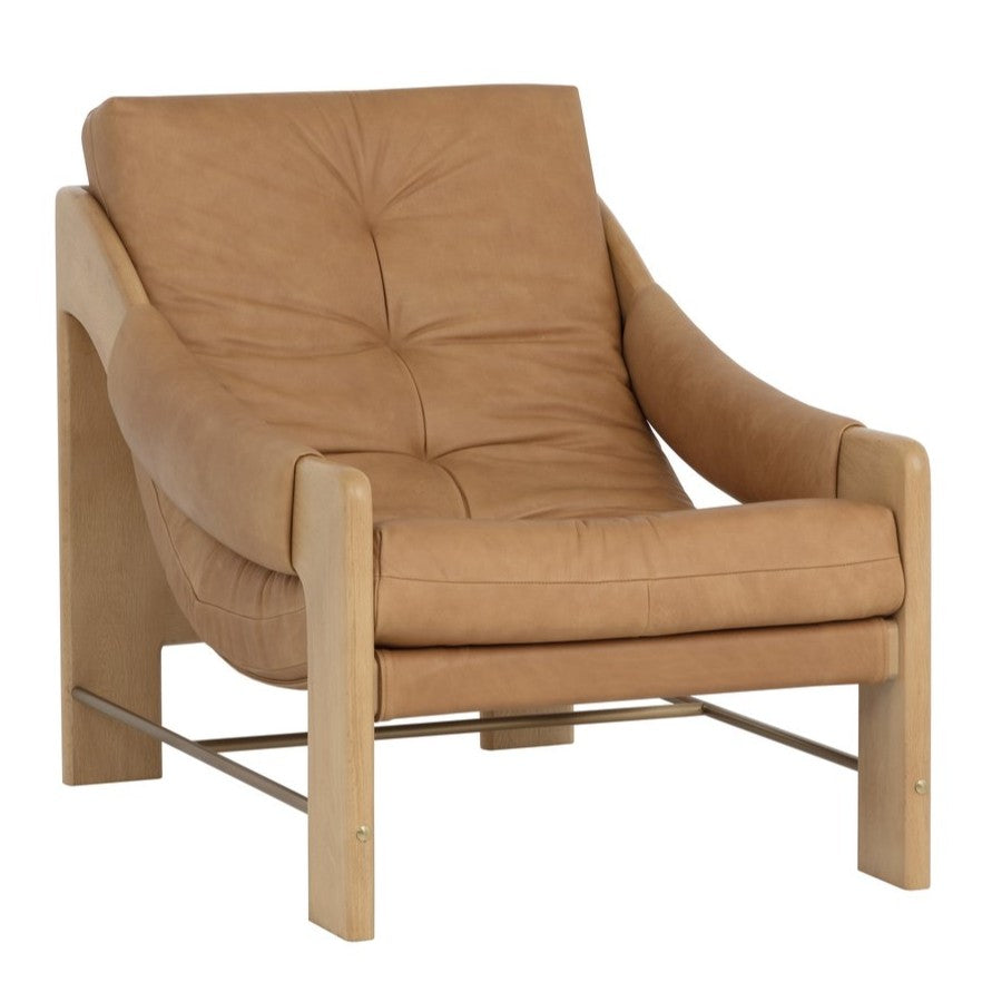 SUNPAN Rafferty Leather Lounge Chair