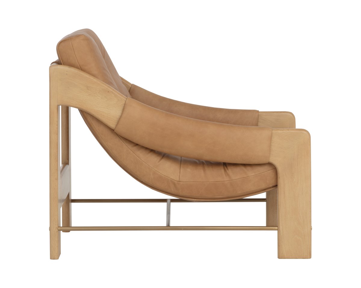 SUNPAN Rafferty Leather Lounge Chair
