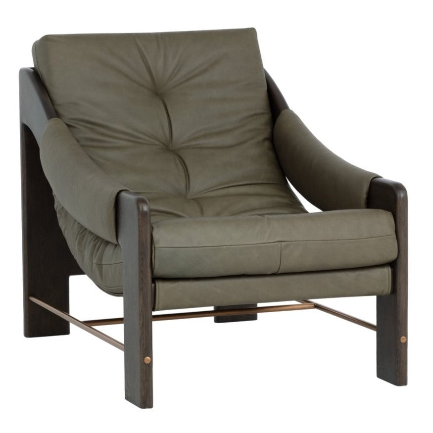 SUNPAN Rafferty Leather Lounge Chair