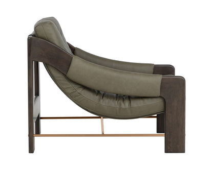 SUNPAN Rafferty Leather Lounge Chair