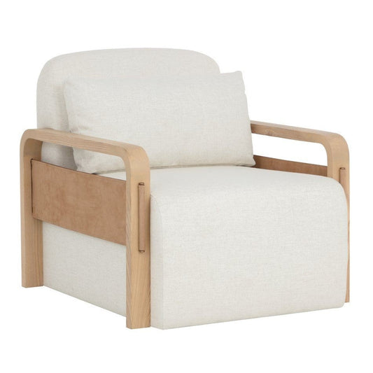 SUNPAN Otso Swivel Fabric Lounge Chair