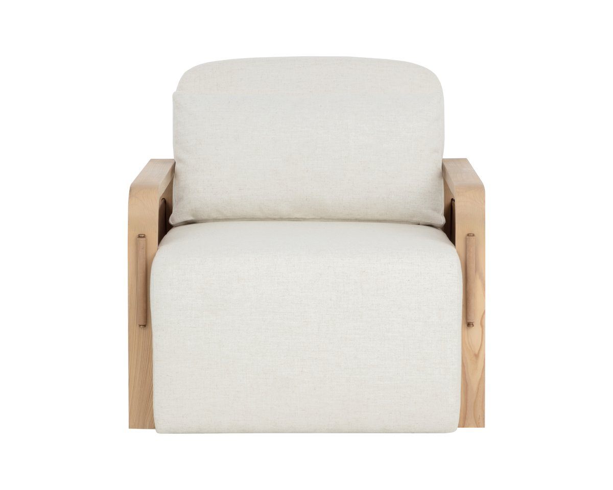 SUNPAN Otso Swivel Fabric Lounge Chair