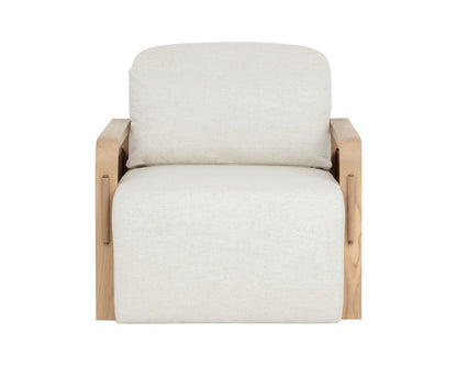 SUNPAN Otso Swivel Fabric Lounge Chair