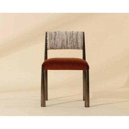 SUNPAN Bayard Faux Leather Armless Dining Chair