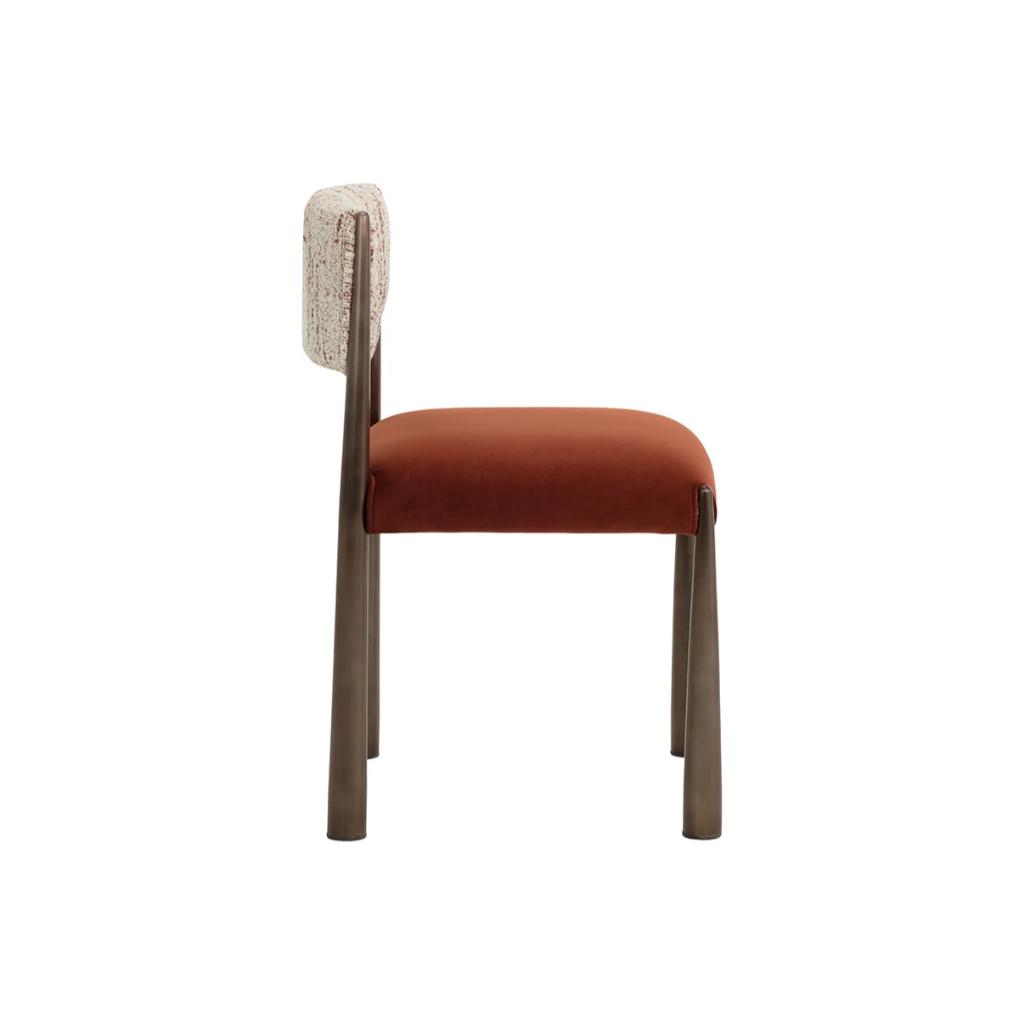 SUNPAN Bayard Faux Leather Armless Dining Chair