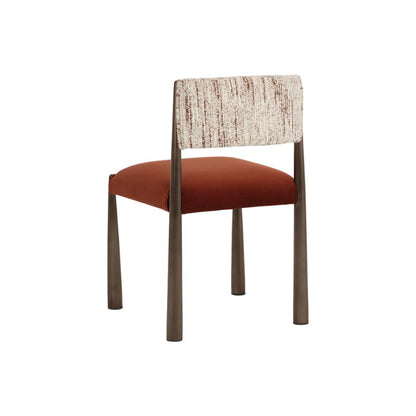 SUNPAN Bayard Faux Leather Armless Dining Chair