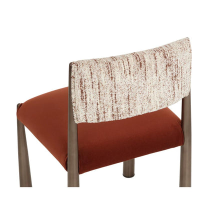 SUNPAN Bayard Faux Leather Armless Dining Chair