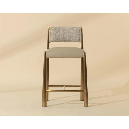 SUNPAN Bayard Faux Leather Counter Stool