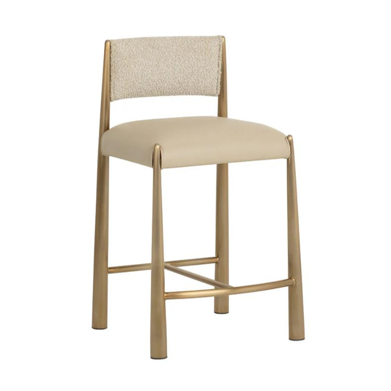 SUNPAN Bayard Faux Leather Counter Stool