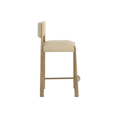 SUNPAN Bayard Faux Leather Counter Stool