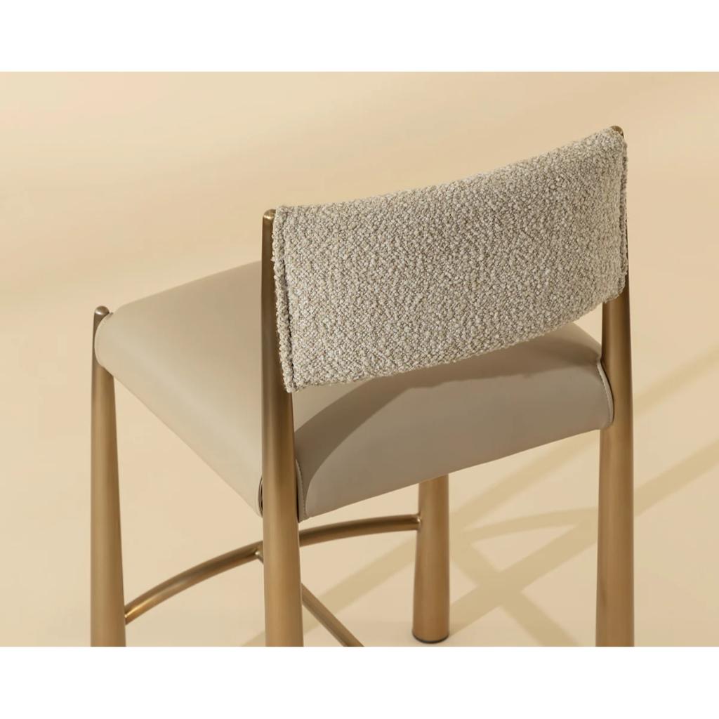 SUNPAN Bayard Faux Leather Counter Stool