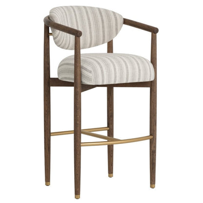 SUNPAN Sigrid Soft Fabric Barstool